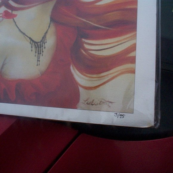 Signed Leslie Ditto Rose Day of the Dead II Print 3/75 - Picture 3 of 5